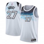 Minnesota Timberwolves Trikot Rudy Gobert Nike 2024-25 City Edition Weiß Swingman - Herren